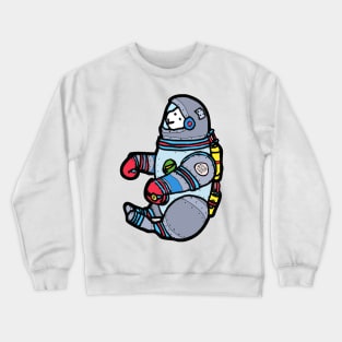 Astro Bunny the space astronaut rabbit Crewneck Sweatshirt